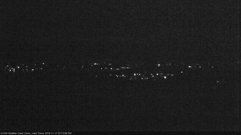 Lake Travis webcam, November 17, 2018 6:15 PM CT