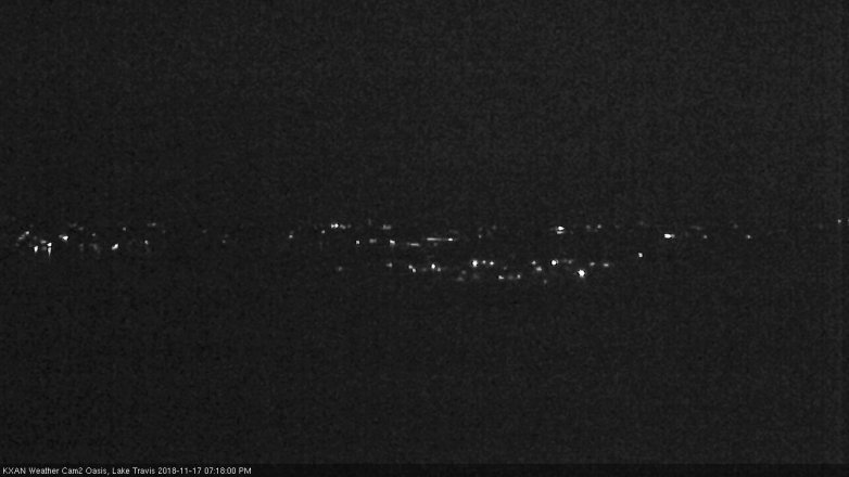 Lake Travis webcam, November 17, 2018 6:20 PM CT