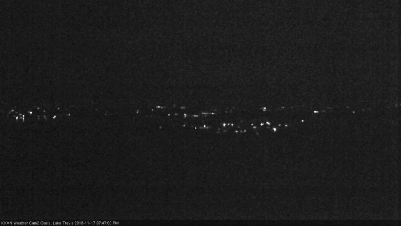 Lake Travis webcam, November 17, 2018 6:50 PM CT
