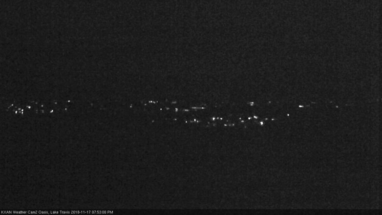 Lake Travis webcam, November 17, 2018 6:55 PM CT