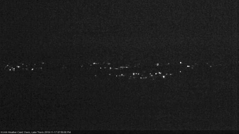 Lake Travis webcam, November 17, 2018 7:00 PM CT