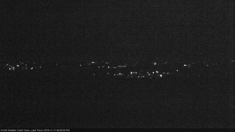 Lake Travis webcam, November 17, 2018 7:10 PM CT