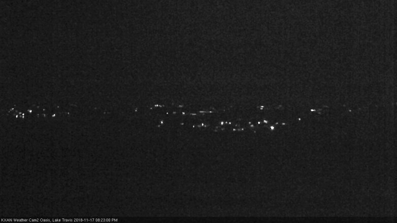 Lake Travis webcam, November 17, 2018 7:25 PM CT