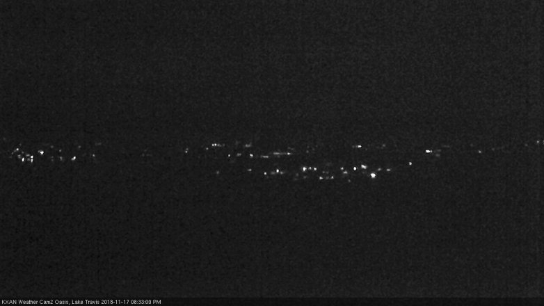 Lake Travis webcam, November 17, 2018 7:35 PM CT