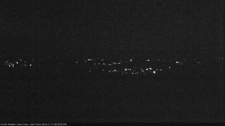 Lake Travis webcam, November 17, 2018 7:40 PM CT