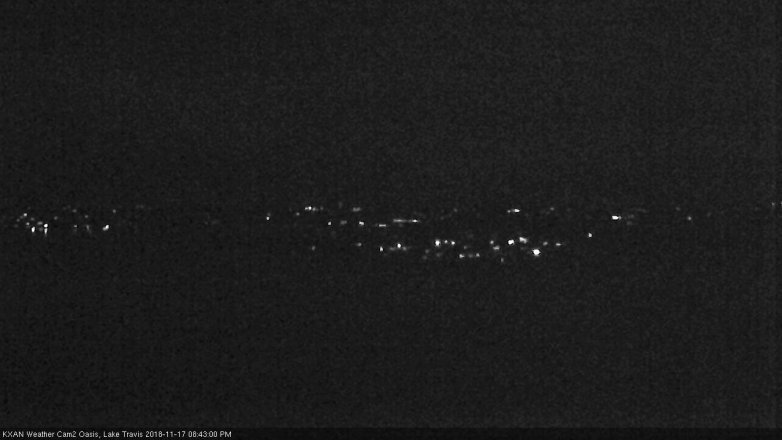 Lake Travis webcam, November 17, 2018 7:45 PM CT