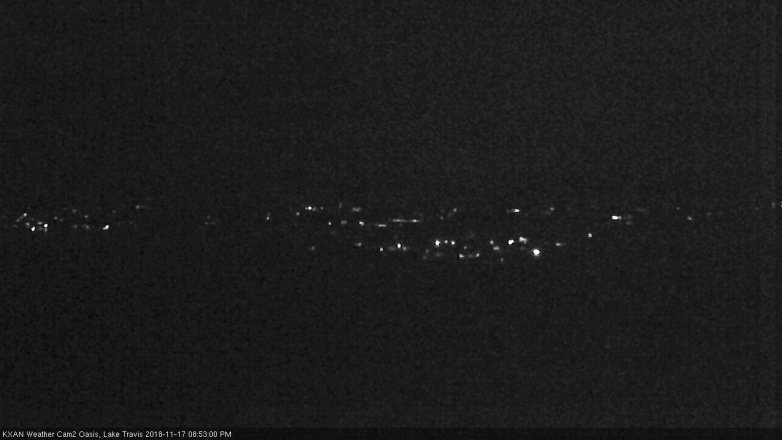 Lake Travis webcam, November 17, 2018 7:55 PM CT