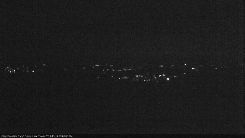 Lake Travis webcam, November 17, 2018 8:05 PM CT