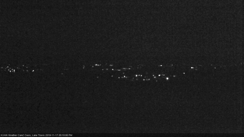 Lake Travis webcam, November 17, 2018 8:20 PM CT