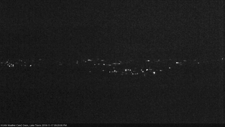 Lake Travis webcam, November 17, 2018 8:30 PM CT