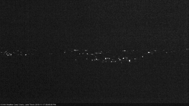 Lake Travis webcam, November 17, 2018 8:50 PM CT