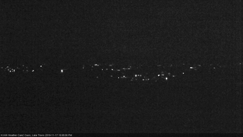 Lake Travis webcam, November 17, 2018 9:10 PM CT