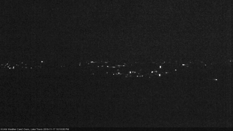 Lake Travis webcam, November 17, 2018 9:20 PM CT
