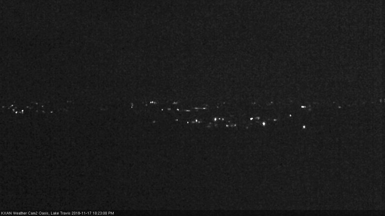Lake Travis webcam, November 17, 2018 9:25 PM CT