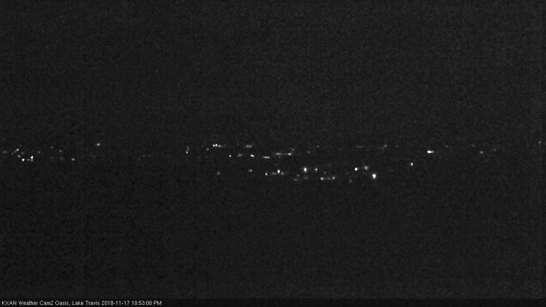 Lake Travis webcam, November 17, 2018 9:55 PM CT