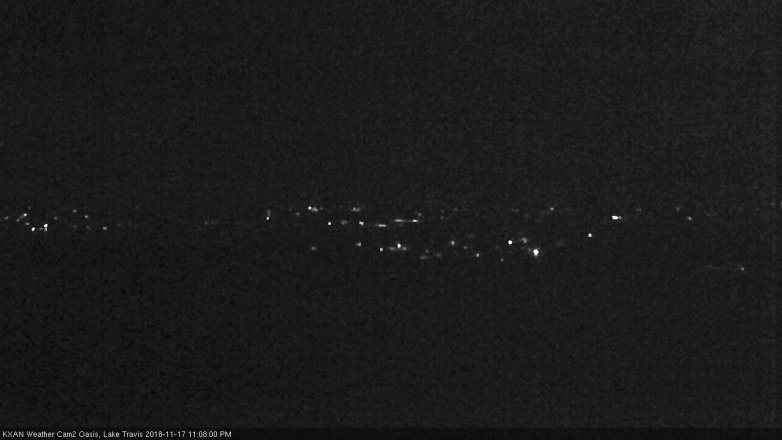 Lake Travis webcam, November 17, 2018 10:10 PM CT