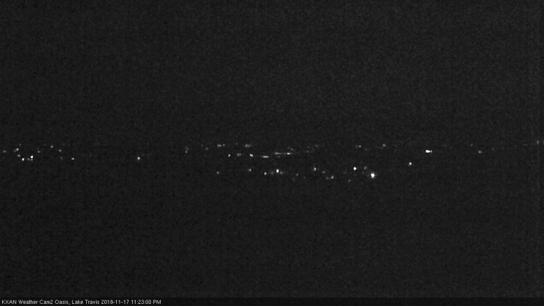 Lake Travis webcam, November 17, 2018 10:25 PM CT