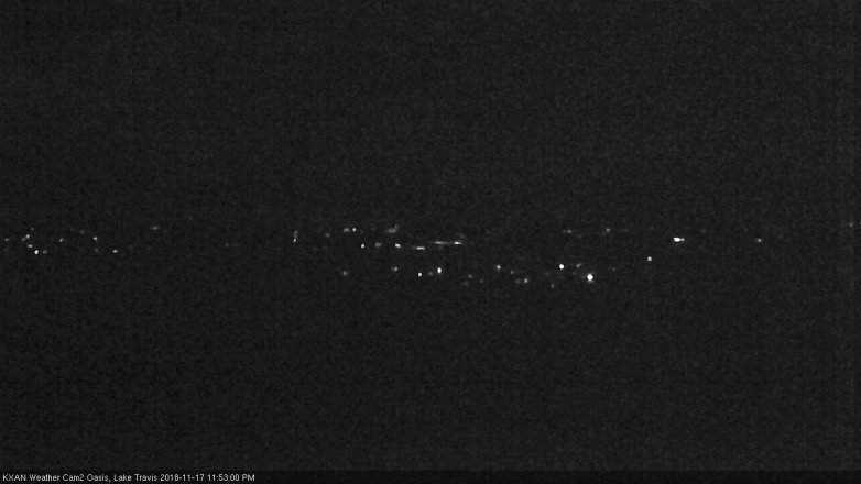 Lake Travis webcam, November 17, 2018 10:55 PM CT