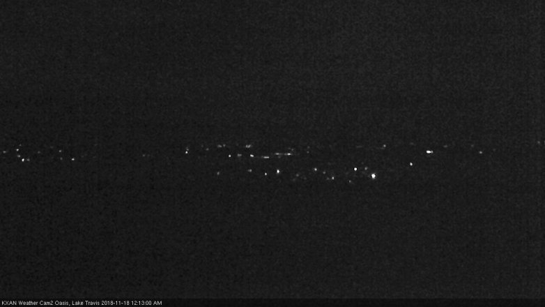 Lake Travis webcam, November 17, 2018 11:15 PM CT