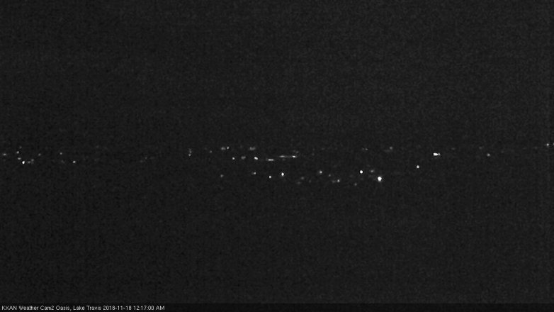 Lake Travis webcam, November 17, 2018 11:20 PM CT
