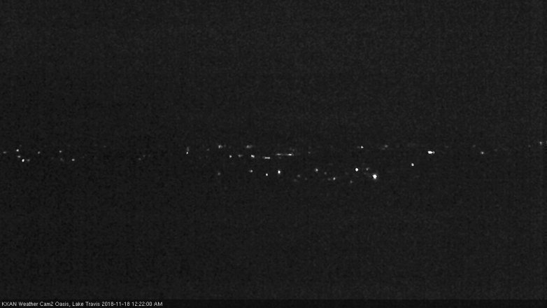 Lake Travis webcam, November 17, 2018 11:25 PM CT