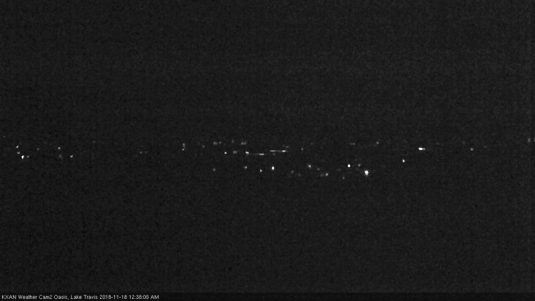 Lake Travis webcam, November 17, 2018 11:40 PM CT