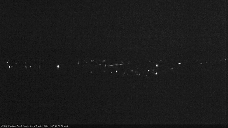 Lake Travis webcam, November 17, 2018 12:00 AM CT