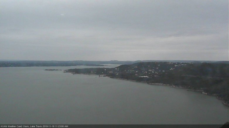 Lake Travis webcam, November 18, 2018 10:25 AM CT