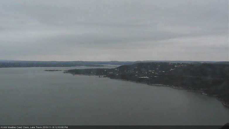Lake Travis webcam, November 18, 2018 11:05 AM CT