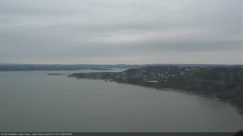 Lake Travis webcam, November 18, 2018 11:10 AM CT