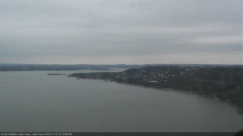 Lake Travis webcam, November 18, 2018 11:15 AM CT