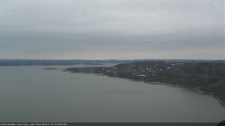 Lake Travis webcam, November 18, 2018 11:20 AM CT