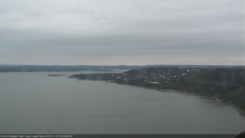 Lake Travis webcam, November 18, 2018 11:25 AM CT