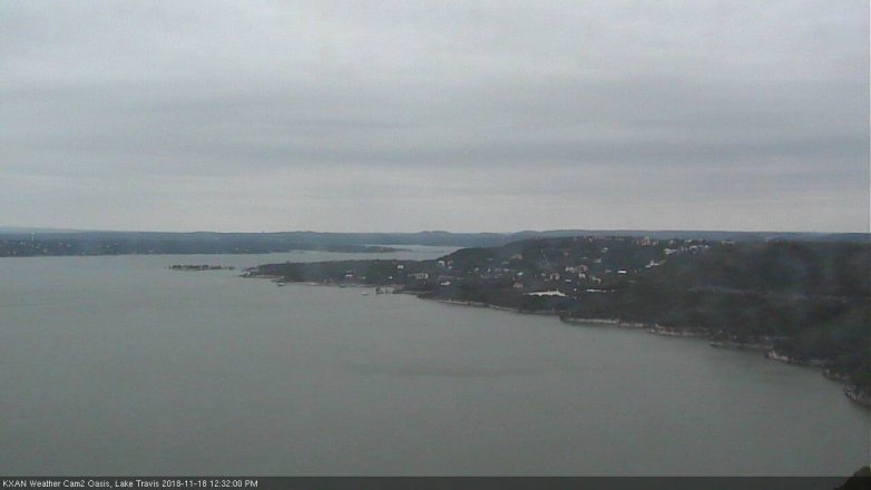 Lake Travis webcam, November 18, 2018 11:35 AM CT