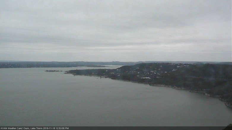 Lake Travis webcam, November 18, 2018 11:55 AM CT