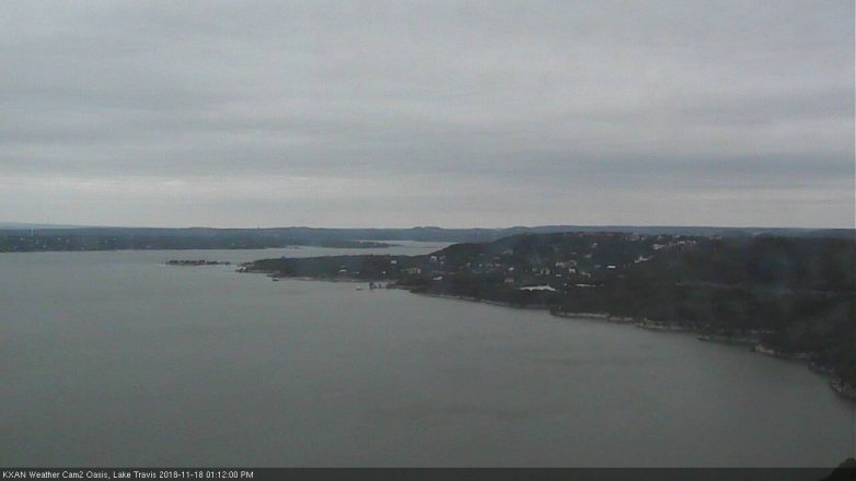 Lake Travis webcam, November 18, 2018 12:15 PM CT