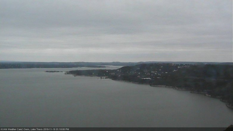Lake Travis webcam, November 18, 2018 12:20 PM CT