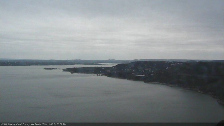Lake Travis webcam, November 18, 2018 12:35 PM CT