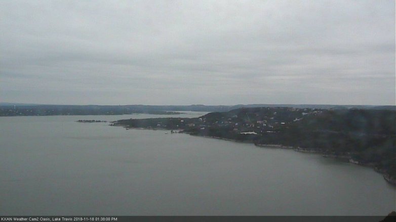 Lake Travis webcam, November 18, 2018 12:40 PM CT