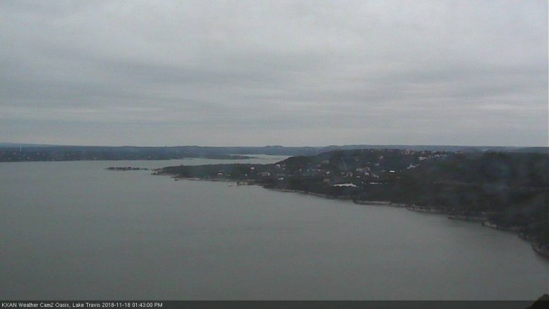 Lake Travis webcam, November 18, 2018 12:45 PM CT
