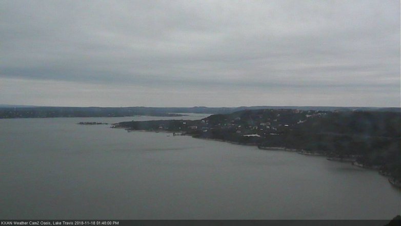 Lake Travis webcam, November 18, 2018 12:50 PM CT