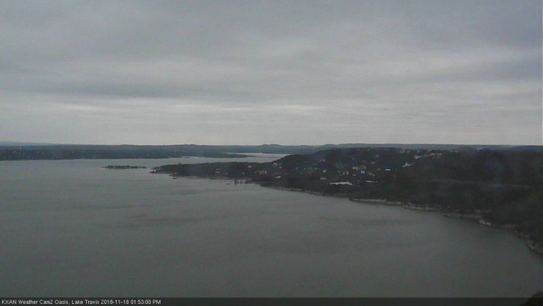 Lake Travis webcam, November 18, 2018 12:55 PM CT