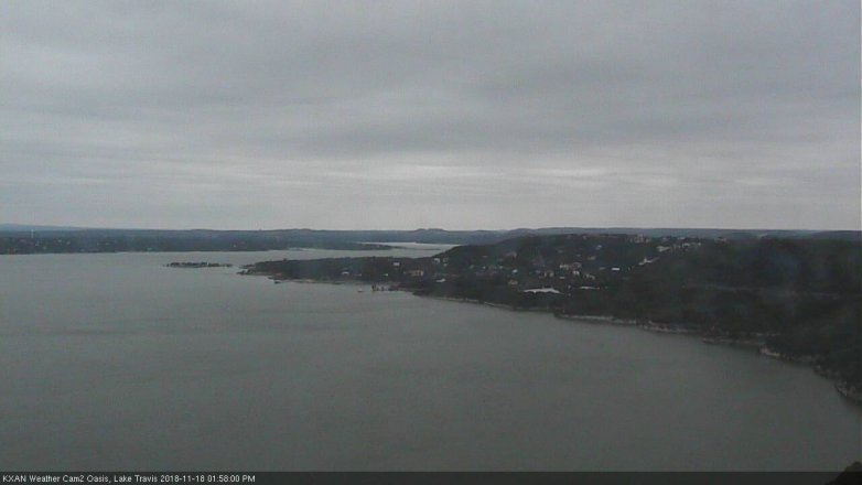 Lake Travis webcam, November 18, 2018 1:00 PM CT