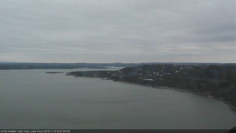 Lake Travis webcam, November 18, 2018 1:10 PM CT