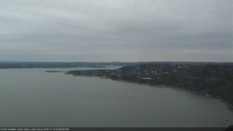 Lake Travis webcam, November 18, 2018 2:00 PM CT
