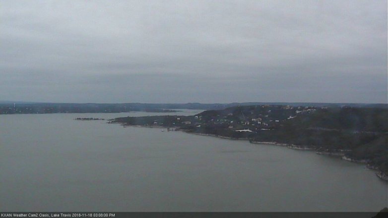 Lake Travis webcam, November 18, 2018 2:10 PM CT