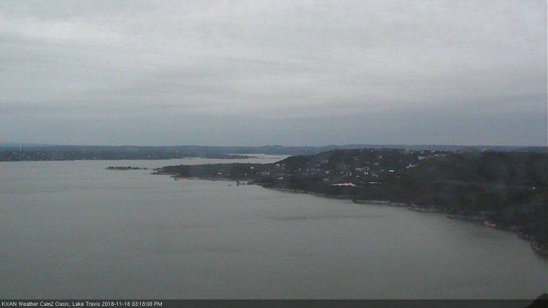 Lake Travis webcam, November 18, 2018 2:20 PM CT