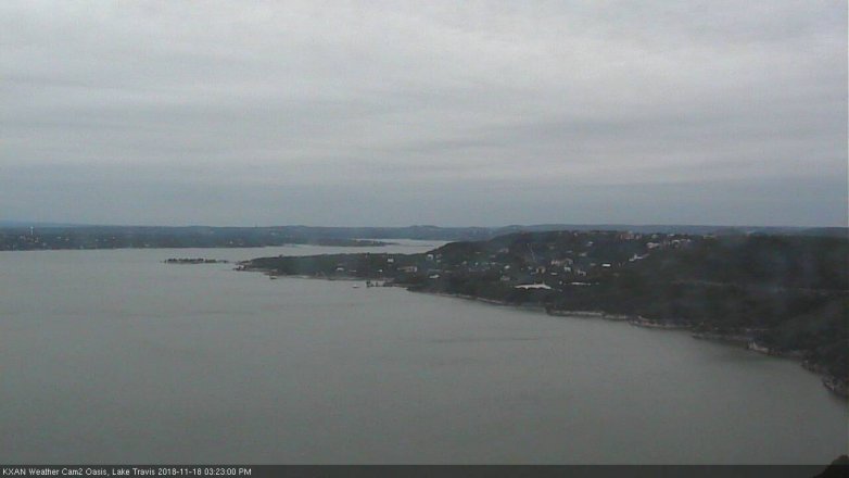 Lake Travis webcam, November 18, 2018 2:25 PM CT