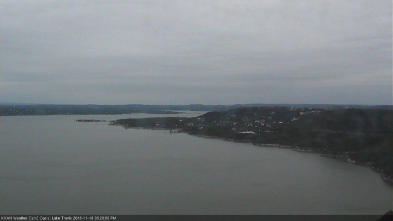 Lake Travis webcam, November 18, 2018 2:30 PM CT