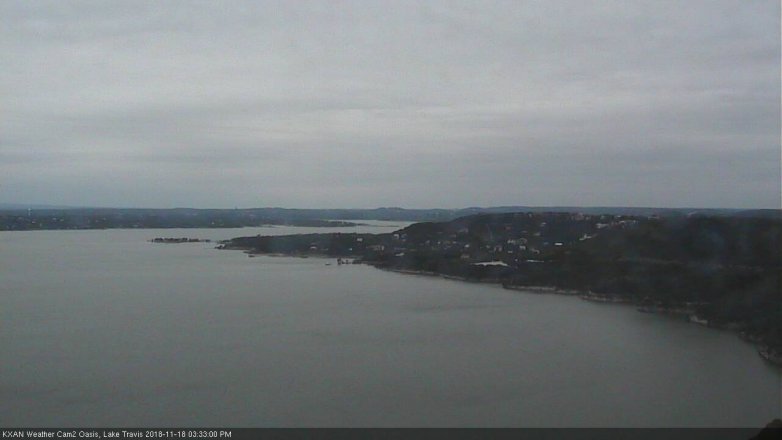 Lake Travis webcam, November 18, 2018 2:35 PM CT